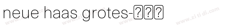 neue haas grotes字体转换